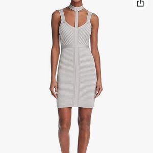 GUESS Women's Sleeveless Tahsa Caged Slash Mini Dress